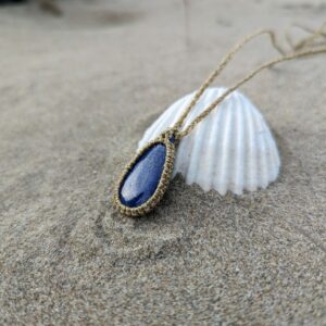 Collier Lapis lazuli goutte